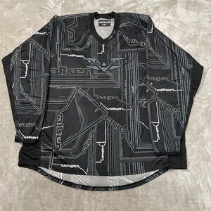 Valken Crusade Paintball Jersey Black & Grey Padded Shoulder and Elbow Size 4XL